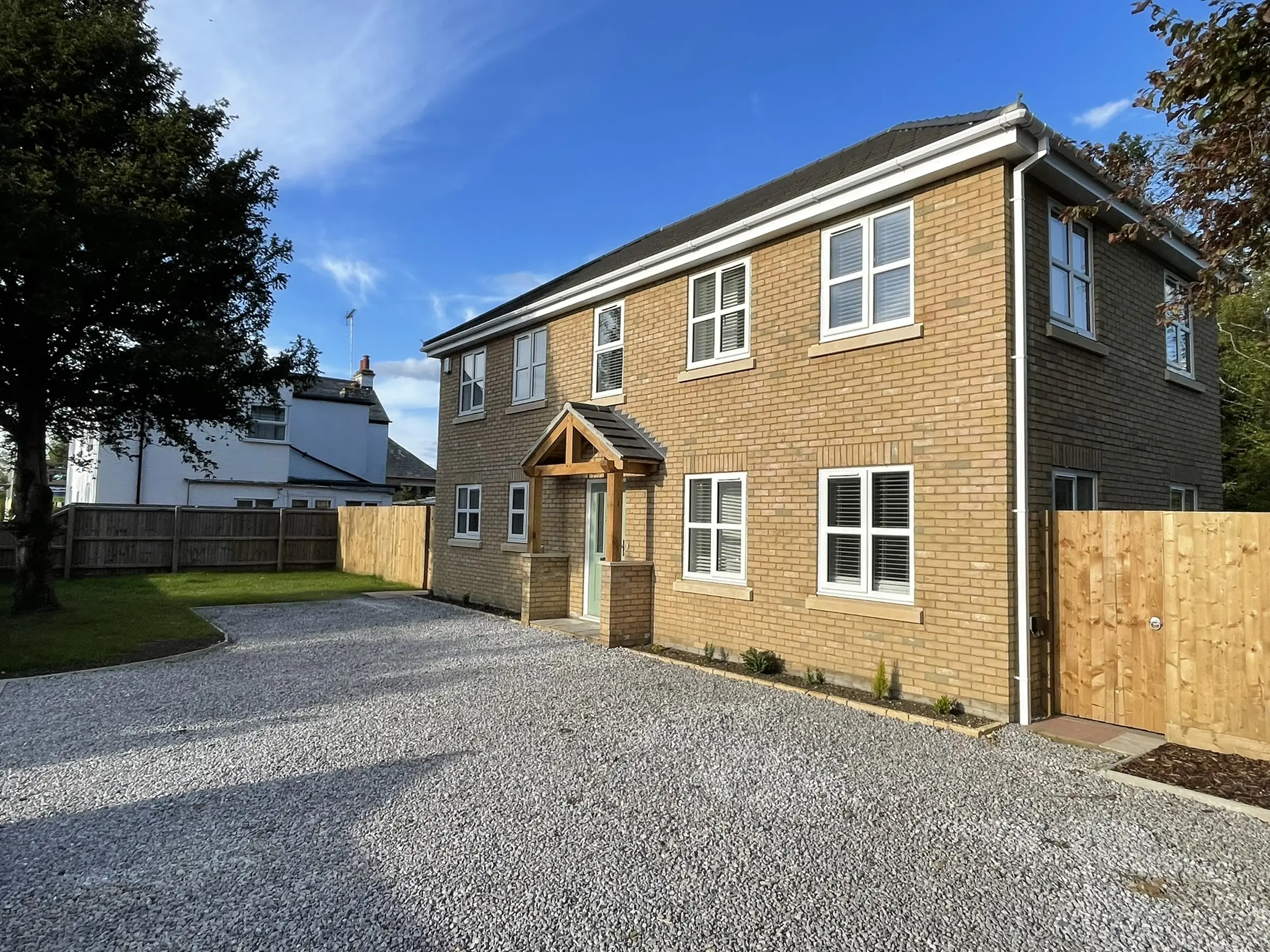 Completed Ablewood new build front elevation